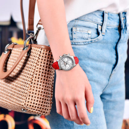 Pagani Design Daisy Red Women's Watch