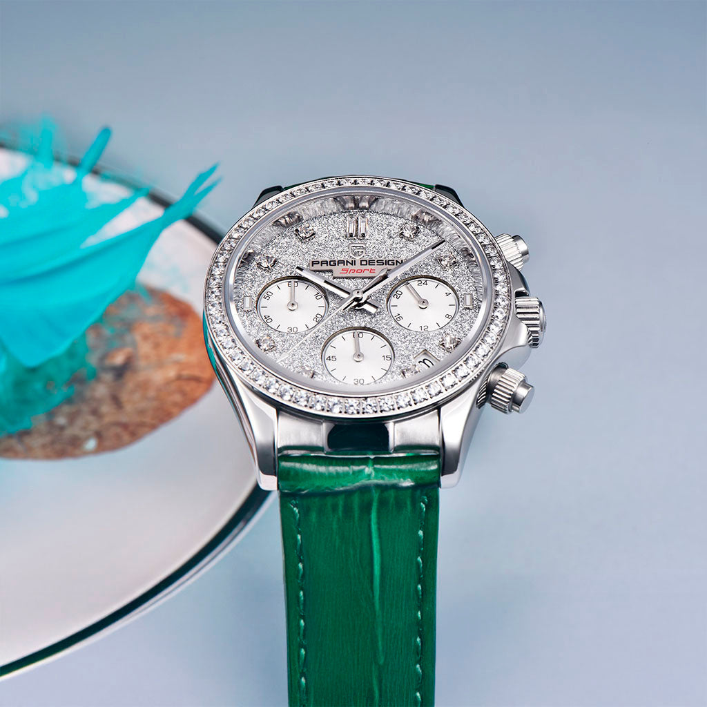 Pagani Design Daisy Green Women's Watch