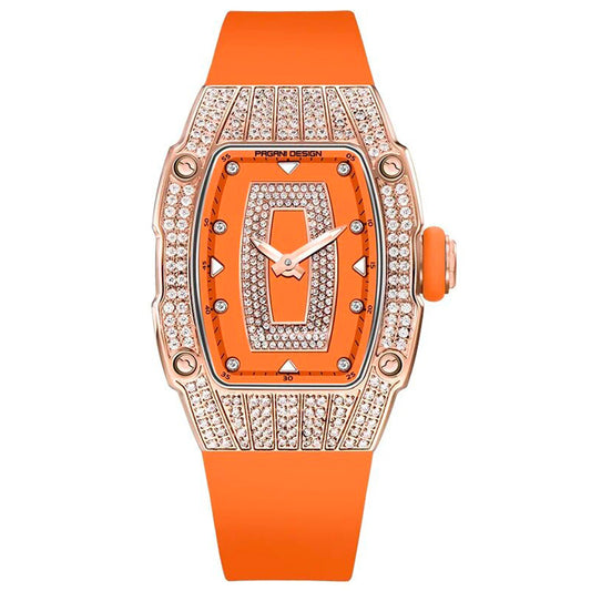 Pagani Design Marigold Orange Gold Women's Watch