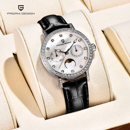 Pagani Design Orchid Black Women's Watch