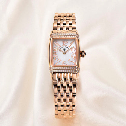 Pagani Design Sunflower Gold White Women's Watch