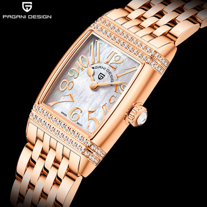 Pagani Design Sunflower Gold White Women's Watch