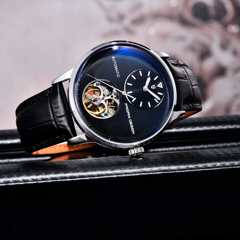 Pagani Design Tourbillon Silver Black